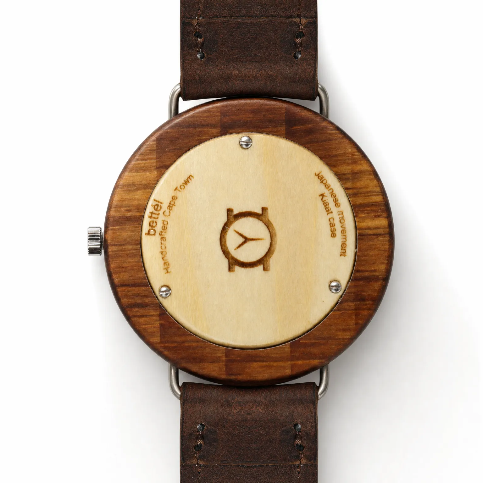 Albatross Walnut — handmade wooden watch by Bettél, view 4 of 6